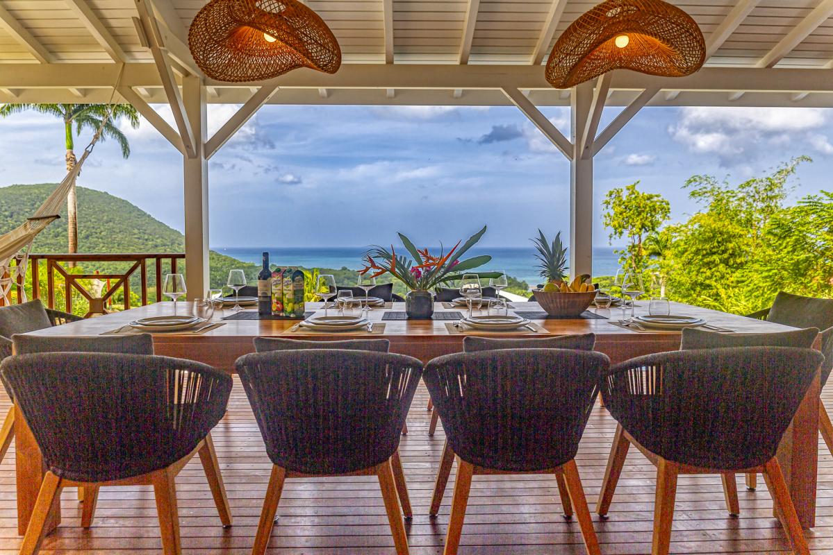 4_Location villa  vue mer Deshaies Guadeloupe_Terrasse Vue Mer